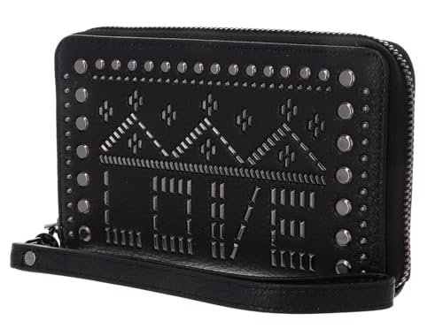 Desigual Azabache Mini Zip Wallet Blanco von Desigual