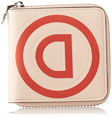 Desigual Damen Mone_Logo Patch Zip Square Geldbörse Beige (Beige) von Desigual