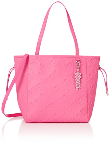 Desigual Damen PU-boodschappentas SHOPPING BAG, Rosa, U EU von Desigual