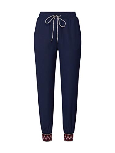 Desigual Damen Pant_Isabella Hose, Blau (Marino 5001), W(Herstellergröße:S) von Desigual