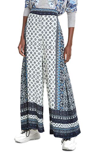 Desigual Damen Pant_Marian Lssige Hose, Egret, 36 EU von Desigual