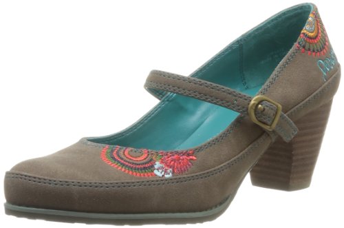 Desigual Damen Pump Olga Pumps, Braun-Marron (Roble) von Desigual