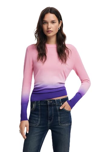 Desigual Damen 25SWJFX4 Sweatshirt, RED, XL von Desigual