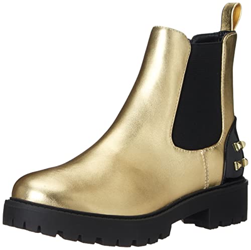 Desigual Damen Shoes_Biker_Gold Fashion Boot, Yellow, 41 EU von Desigual