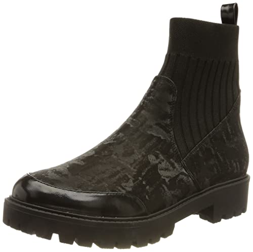 Desigual Damen Shoes_Biker_Sock Fashion Boot, Black, 40 EU von Desigual