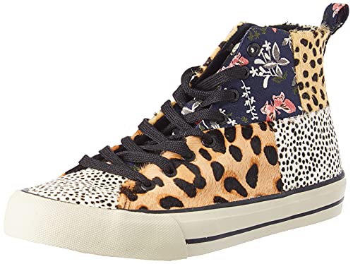 Desigual Damen Shoes_BETA_Animal Sneaker, Brown, 41 EU von Desigual