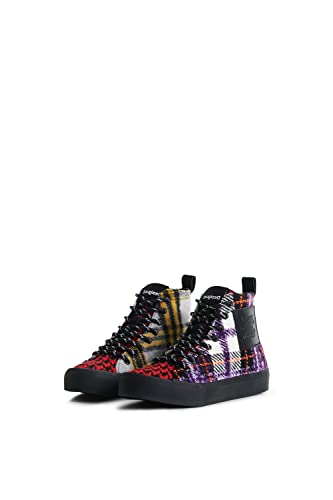 Desigual Damen Shoes_BETA Tartan 9019 Tutti Fruti Sneaker, Material Finishes, 38 EU von Desigual