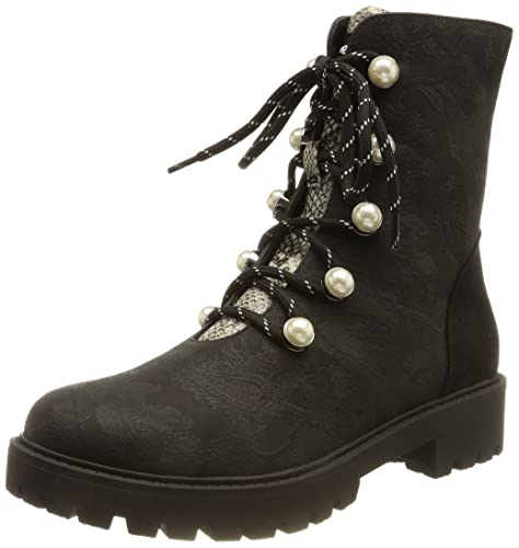 Desigual Damen Shoes_Biker_Pearl Fashion Boot, Schwarz, 38 EU von Desigual