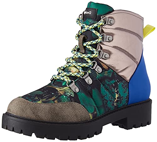 Desigual Damen Shoes_Biker TREKK Ankle Boot, Green, 37 EU von Desigual