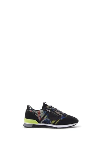 Desigual Damen Shoes_Broker_Lacroix Sneaker, Black, 36 EU von Desigual