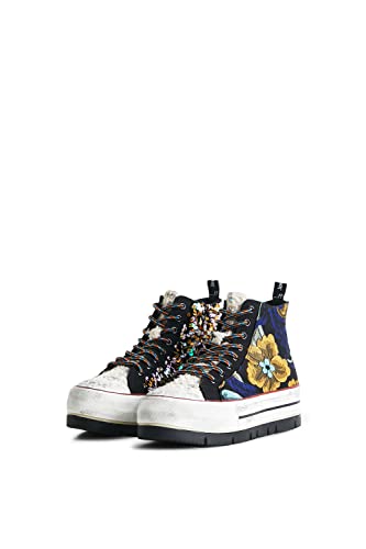 Desigual Damen Shoes_Crush_Sequin 9019 Tutti Fruti Sneaker, Material Finishes, 37 EU von Desigual