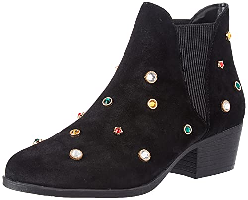 Desigual Damen Shoes_Dolly_Jewel Ankle Boot, Black, 40 EU von Desigual