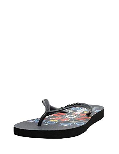 Desigual Damen Shoes_FLIP Flop_BUTTERFL Beach, Black, 38 EU von Desigual