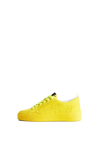 Desigual Damen Shoes_Fancy Color 8001 GOLDEN Haze Sneaker, Yellow, 41 EU von Desigual