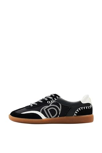 Desigual Damen Shoes_HERI_Color Sneaker, Black, 37 EU von Desigual