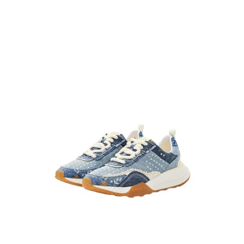 Desigual Damen Shoes_Jogger Sneaker, Blue, 40 EU von Desigual