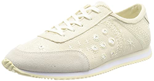 Desigual Damen Shoes_ROYAL_Exotic Sneakers Woman, BEIGE, 41 EU von Desigual