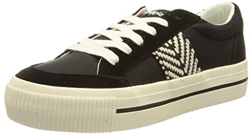 Desigual Damen Shoes_Street_Exotic Sneaker, Black, 36 EU von Desigual