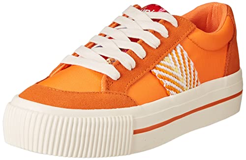 Desigual Damen Shoes_Street_Exotic Sneaker, Orange, 41 EU von Desigual