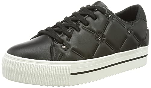 Desigual Damen Shoes_Street_Eye Tiger Sneaker, Black, 38 EU von Desigual