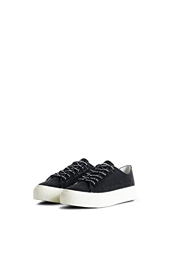 Desigual Damen Shoes_Street Half Logo 2000 Black Sneaker, 37 EU von Desigual