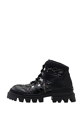 Desigual Damen Shoes_Track Hiking Mid Calf Boot, Material Finishes, 38 EU von Desigual