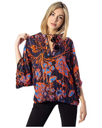 Desigual Damen Siena Bluse, Orange (Sunset 7026), Medium (Herstellergröße: M) von Desigual