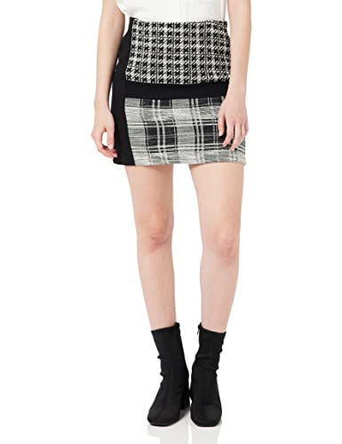 Desigual Damen Skirt KAPE Rock, Schwarz (Negro 2000), X-Large (Herstellergröße: XL) von Desigual