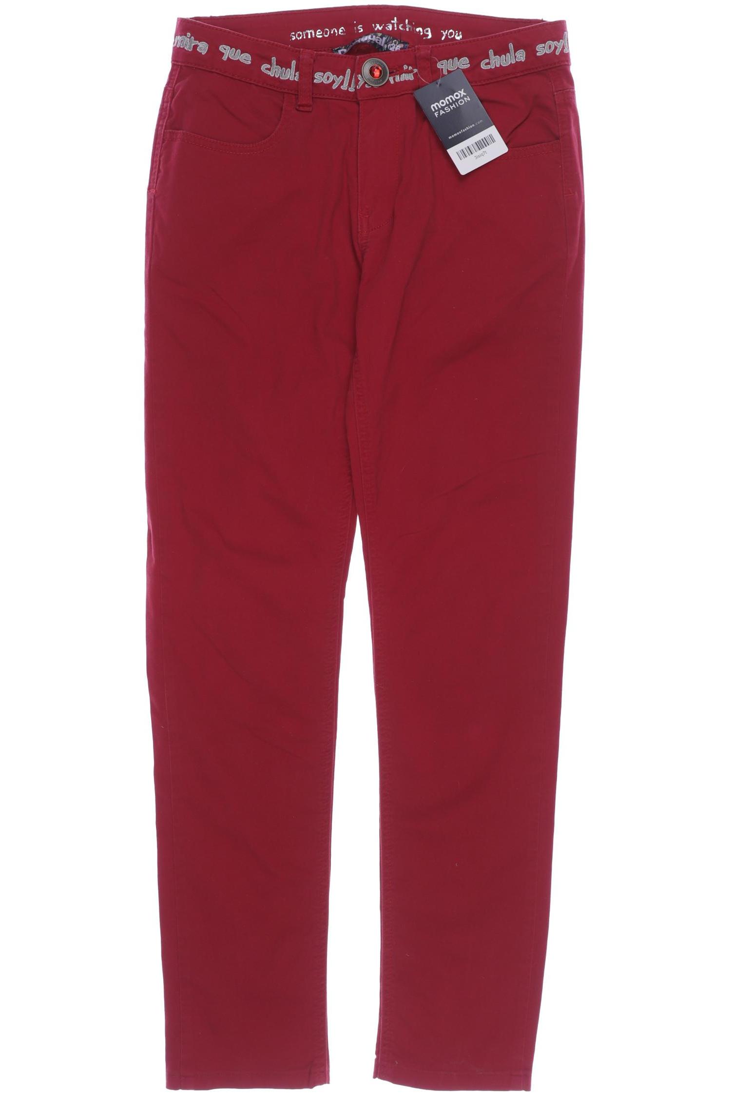 Desigual Damen Stoffhose, rot von Desigual