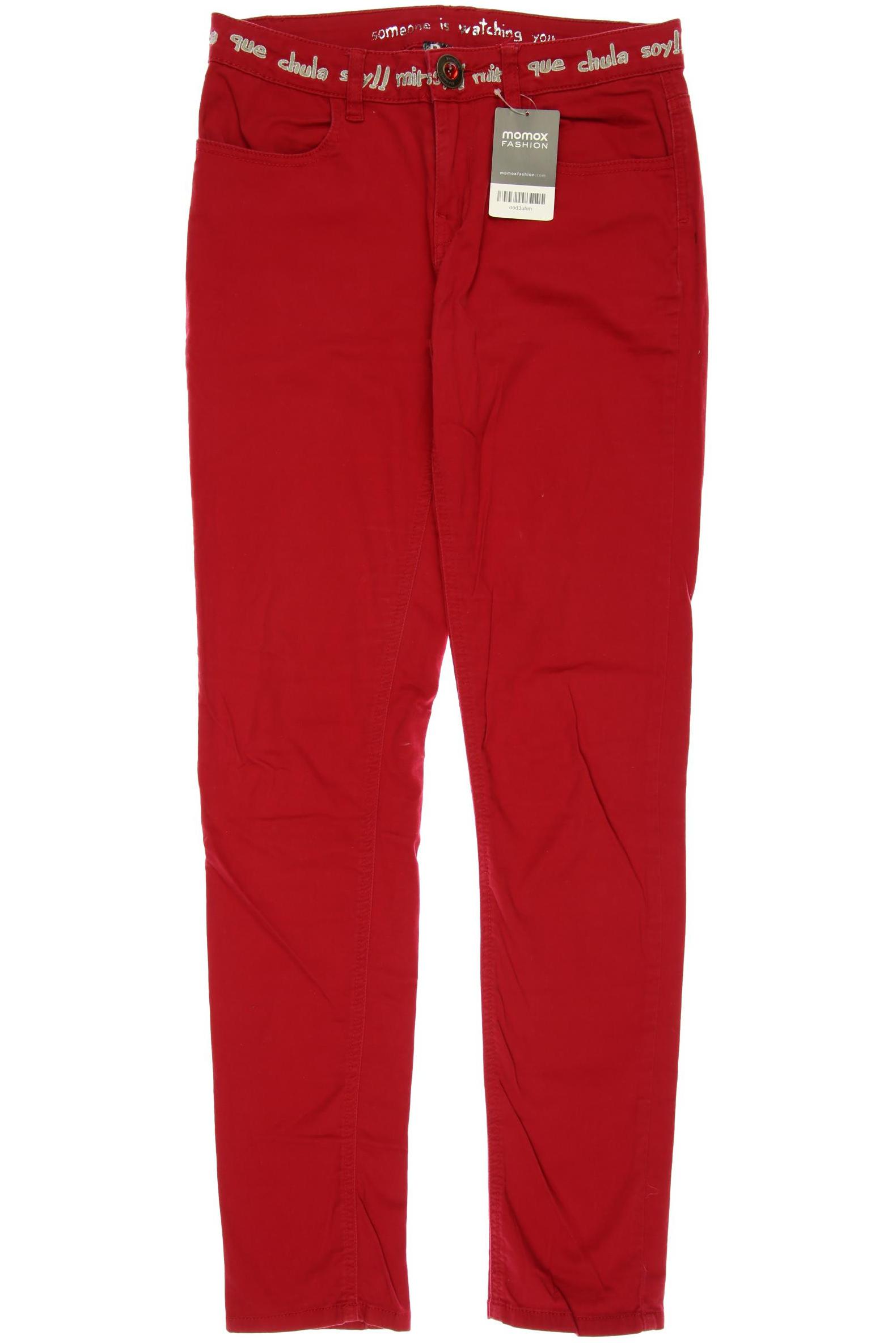 Desigual Damen Stoffhose, rot von Desigual