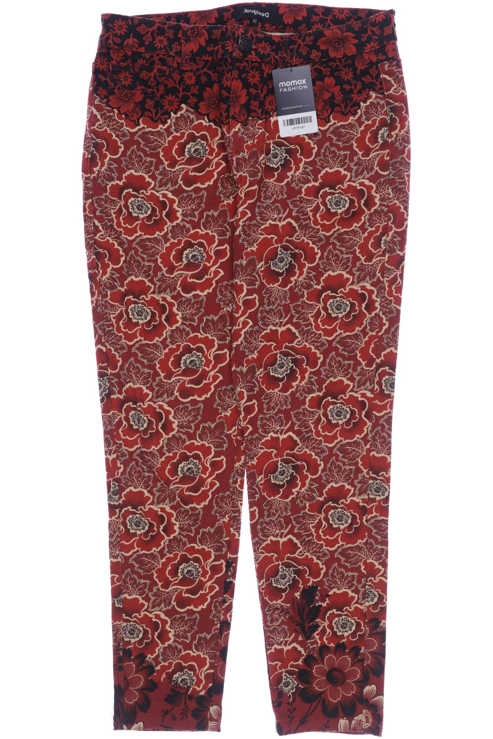 Desigual Damen Stoffhose, rot von Desigual