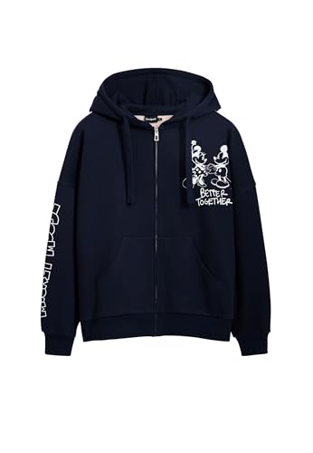 Desigual Damen 25SWSK28 Sweatshirt, Blue, M von Desigual