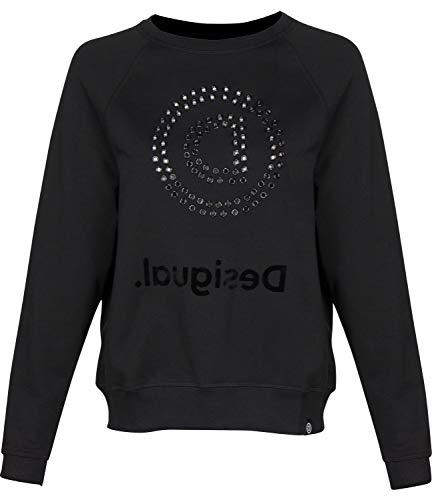 Desigual Damen Sweatshirt, Größe:XL, Farbe:schwarz von Desigual