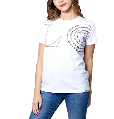 Desigual Damen TS_Paris T-Shirt, Weiß (Blanco 1000), X-Small (Herstellergröße: XS) von Desigual