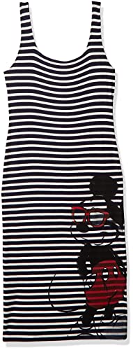 Desigual Damen Vest_Mickey Sunglasses Lässiges Kleid, Weiß, M EU von Desigual