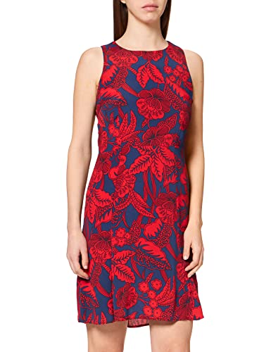 Desigual Damen Vest_Wels Kleid, Rot (BORGOÑA 3007), (Herstellergröße:40) von Desigual