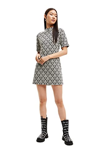 Desigual Damen Vest_karen, 2000 Black Casual Dress, Schwarz, XS EU Desigual Damen Vest_karen, 2000 Black Casual Dress, Schwarz, XS EU von Desigual