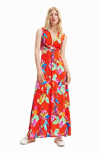 Desigual Damen Vest_praga 3090 Dress, Rot, L EU von Desigual