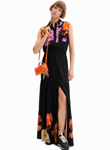 Desigual Damen Vest_suiza-lacroix 2000 Dress, Schwarz, M EU Desigual Damen Vest_suiza-lacroix 2000 Dress, Schwarz, M EU von Desigual