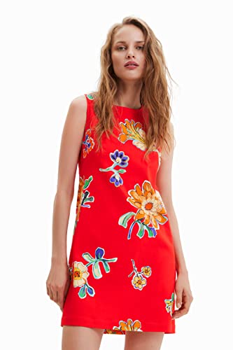 Desigual Damen Vest_sundance 3000 Dress, Rot, XL EU von Desigual