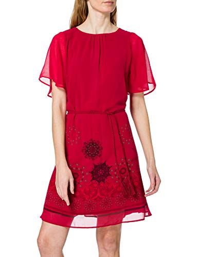 Desigual Damen Vest_tampa Casual Dress, Rot, M EU von Desigual