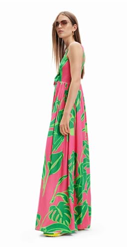 Desigual Damila-Kleid, Rosa und Grün., X-Large von Desigual