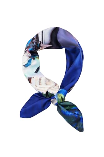 Desigual Fou_CADAQUES CARR Foulard, Blue, One Size von Desigual