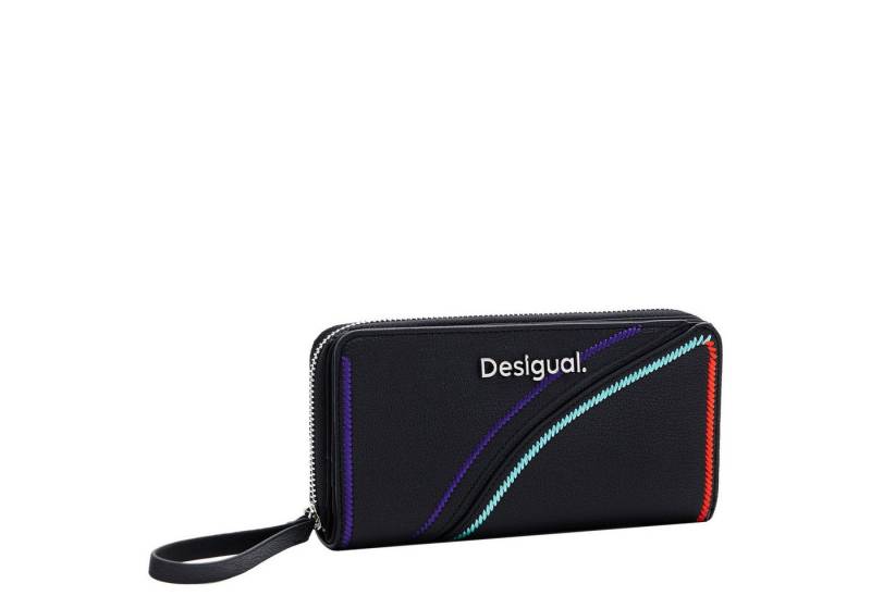 Desigual Geldbörse Cleo Black Maya Maxi - Geldbörse 8cc 19.5 cm (black) von Desigual