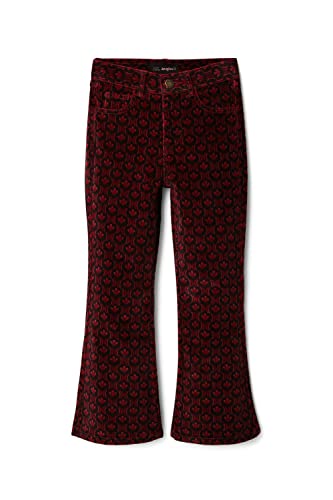 Desigual Girl's Kids New SS22 Casual Pants, Red, 5/6 von Desigual