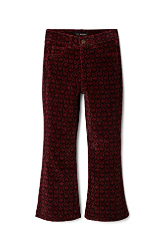 Desigual Mädchen New SS22 Casual Pants, Red, 7/8 Jahre von Desigual