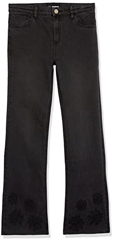 Desigual Girl's Kids TOP-Bottoms-EXTER Casual Pants, Black, 9/10 von Desigual