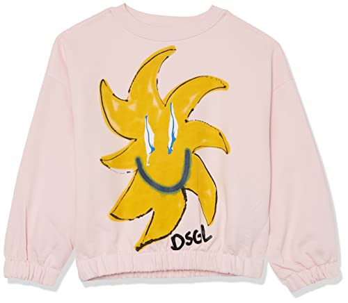 Desigual Girl's Star 3130 Suave ROSA Sweater, Red, 4 Years von Desigual