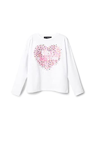 Desigual Girl's TS_ALBA 1000 White Shirt, 5/6 von Desigual