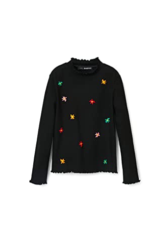 Desigual Girl's TS_ANA 2000 Black Shirt, 13/14 von Desigual